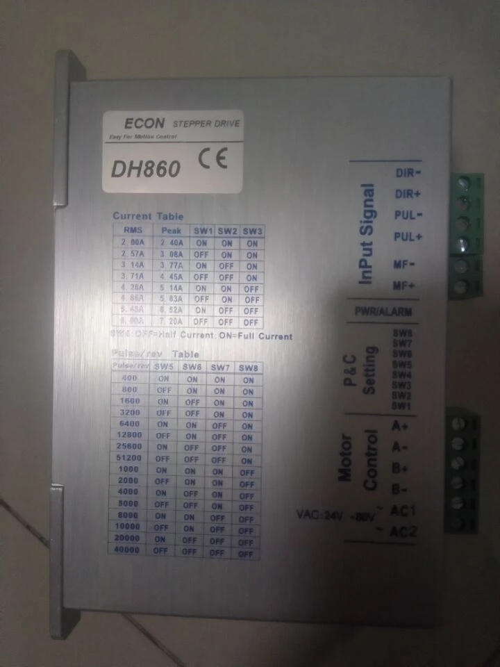 Полша Клиент за закупуване на Stepper Motor Controller DH860 за тест
